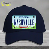 Nashville Indiana Novelty License Plate Hat Cotton / Navy