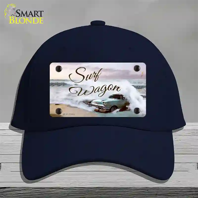 Surf Wagon Novelty License Plate Hat Cotton / Navy