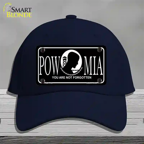 POW-MIA Novelty License Plate Hat Cotton / Navy