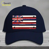 Hawaii Corrugated Flag Novelty License Plate Hat Cotton / Navy