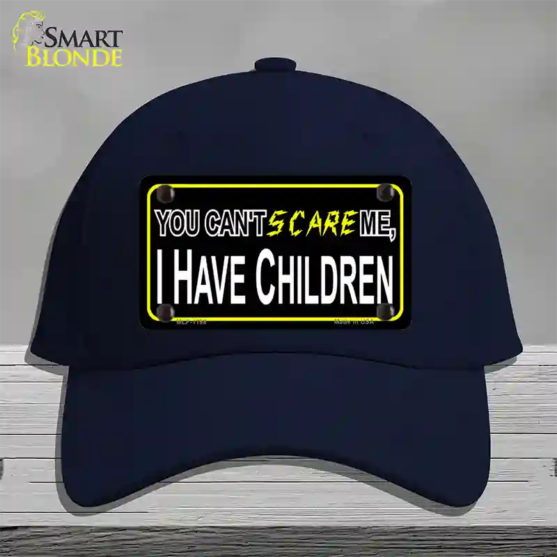 Cant Scare Me Novelty License Plate Hat Cotton / Navy