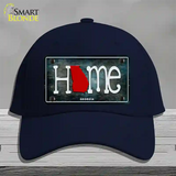 Georgia Home State Outline Novelty License Plate Hat Cotton / Navy