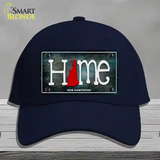 New Hampshire Home State Outline Novelty License Plate Hat Cotton / Navy