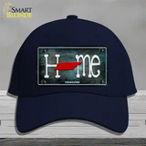 Tennessee Home State Outline Novelty License Plate Hat Cotton / Navy