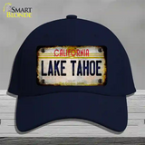 California Lake Tahoe Novelty License Plate Hat Cotton / Navy