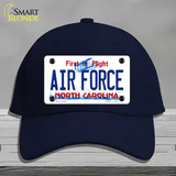 Air Force North Carolina State Novelty License Plate Hat Cotton / Navy