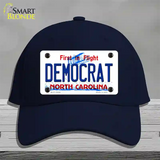 Democrat North Carolina State Novelty License Plate Hat Cotton / Navy