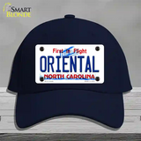 Oriental North Carolina State Novelty License Plate Hat Cotton / Navy