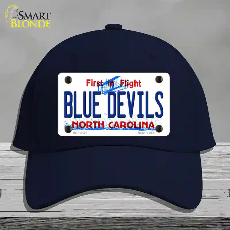 Blue Devils North Carolina State Novelty License Plate Hat Cotton / Navy