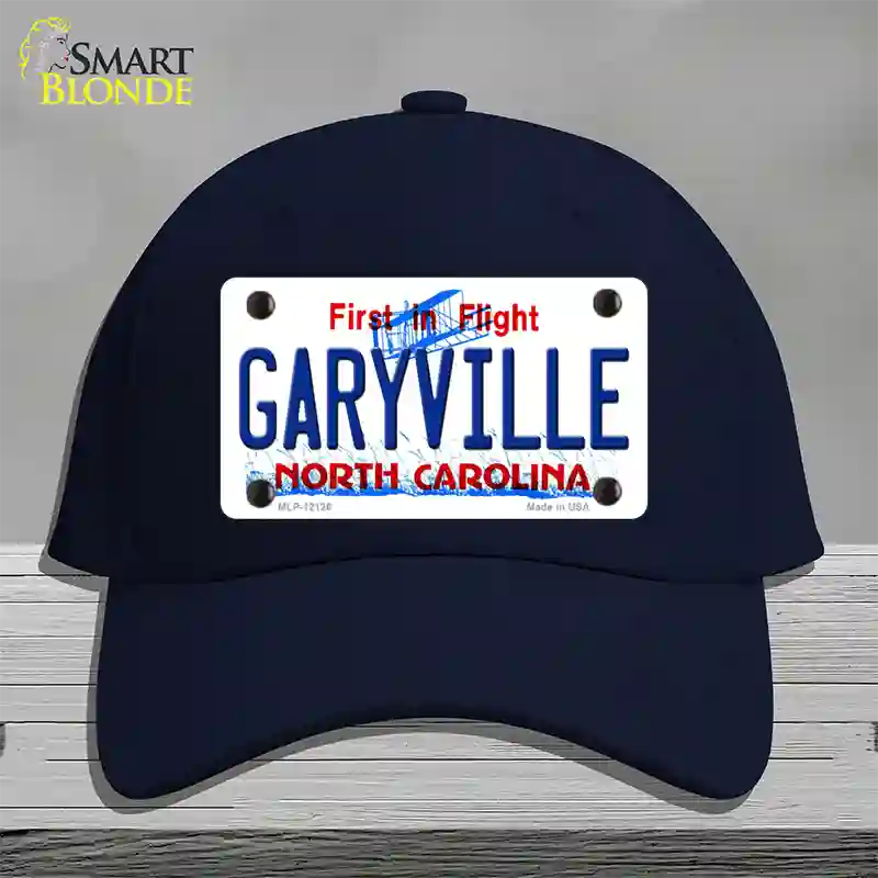 Garyville North Carolina State Novelty License Plate Hat Cotton / Navy