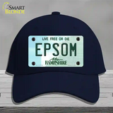 Epsom New Hampshire Novelty License Plate Hat Cotton / Navy