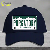 Purgatory Colorado Novelty License Plate Hat Cotton / Navy