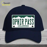 Ophir Pass Colorado Novelty License Plate Hat Cotton / Navy