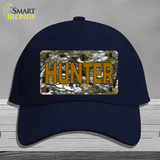 Hunter Camouflage Novelty License Plate Hat Cotton / Navy