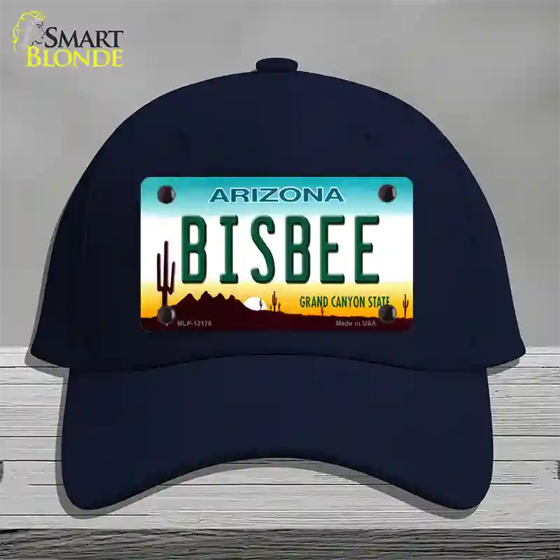 Bisbee Arizona Novelty License Plate Hat Cotton / Navy