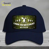 Lawn Enforcement Gnome Novelty License Plate Hat Cotton / Navy