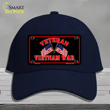 Vietnam War Veteran Novelty License Plate Hat Cotton / Navy