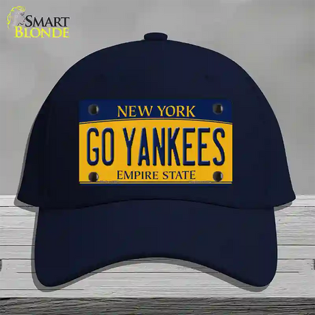 Go Yankees New York Novelty License Plate Hat Cotton / Navy