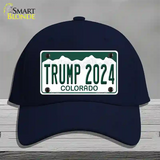 Trump 2024 Colorado Novelty License Plate Hat Cotton / Navy