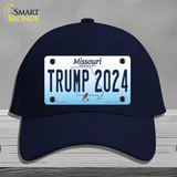 Trump 2024 Missouri Novelty License Plate Hat Cotton / Navy