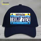 Trump 2024 Nevada Novelty License Plate Hat Cotton / Navy