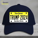 Trump 2024 New Jersey Novelty License Plate Hat Cotton / Navy