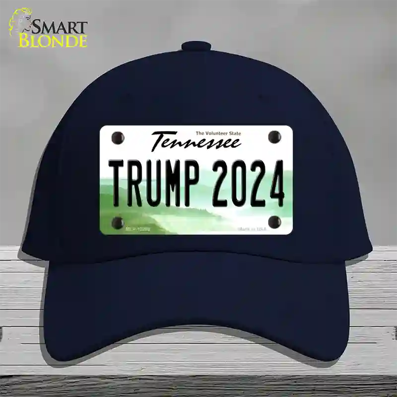 Trump 2024 Tennessee Novelty License Plate Hat Cotton / Navy