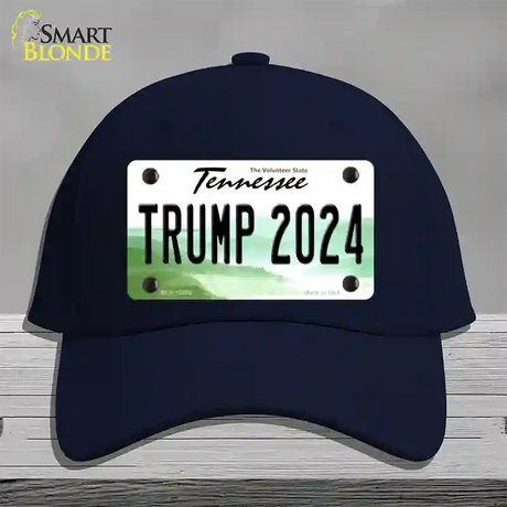 Trump 2024 Tennessee Novelty License Plate Hat Cotton / Navy