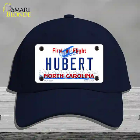 North Carolina Hubert Novelty License Plate Hat Cotton / Navy