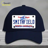 North Carolina Smithfield Novelty License Plate Hat Cotton / Navy