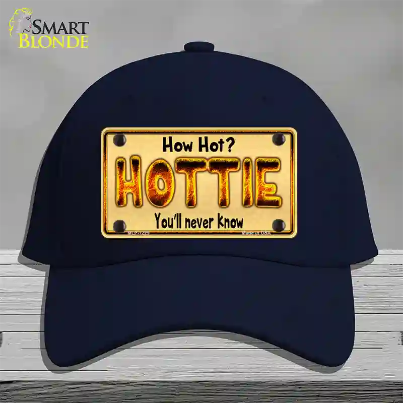 Hottie Know Novelty License Plate Hat Cotton / Navy