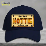 Hottie Know Novelty License Plate Hat Cotton / Navy