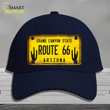 Arizona Route 66 Novelty License Plate Hat Cotton / Navy