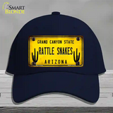 Arizona Rattle Snakes Novelty License Plate Hat Cotton / Navy