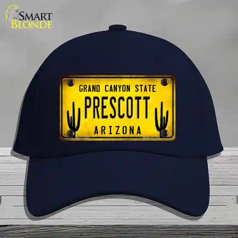 Arizona Prescott Novelty License Plate Hat Cotton / Navy