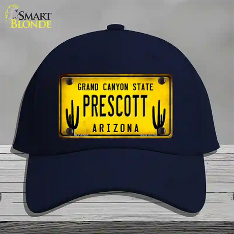 Arizona Prescott Novelty License Plate Hat Cotton / Navy