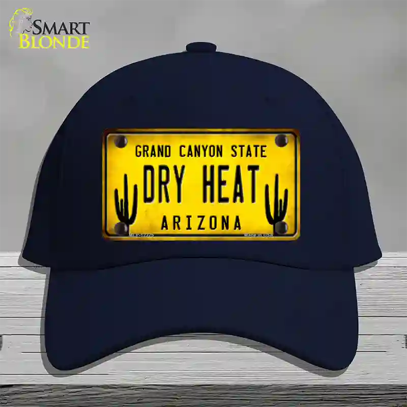 Arizona Dry Heat Novelty License Plate Hat Cotton / Navy