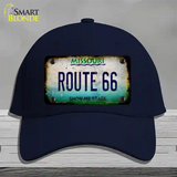 Route 66 Missouri Rusty Novelty License Plate Hat Cotton / Navy