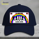 Kauai Hawaii Novelty License Plate Hat Cotton / Navy