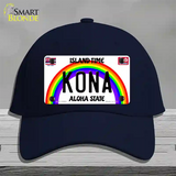 Kona Hawaii Novelty License Plate Hat Cotton / Navy