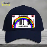 A Hui Hou Hawaii Novelty License Plate Hat Cotton / Navy