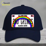 Ono Grinds Hawaii Novelty License Plate Hat Cotton / Navy