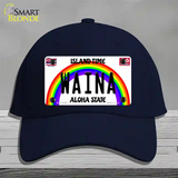 Waina Hawaii Novelty License Plate Hat Cotton / Navy