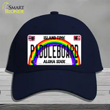 Paddleboard Hawaii Novelty License Plate Hat Cotton / Navy