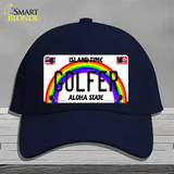 Golfer Hawaii Novelty License Plate Hat Cotton / Navy