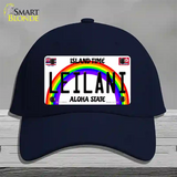 Leilani Hawaii Novelty License Plate Hat Cotton / Navy