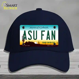 Arizona State Fan Novelty License Plate Hat Cotton / Navy