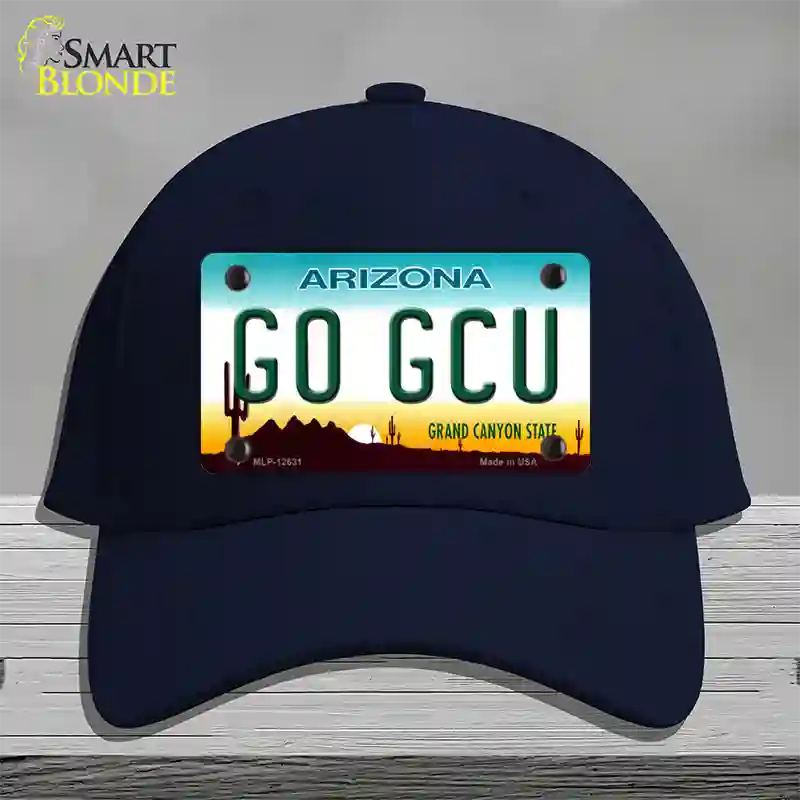 Go Grand Canyon Univ Novelty License Plate Hat Cotton / Navy