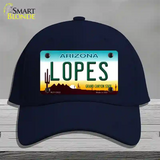 Lopes Novelty License Plate Hat Cotton / Navy