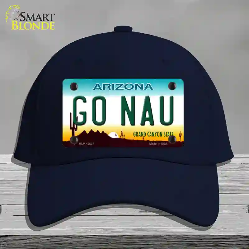 Go Northern Arizona Univ Novelty License Plate Hat Cotton / Navy